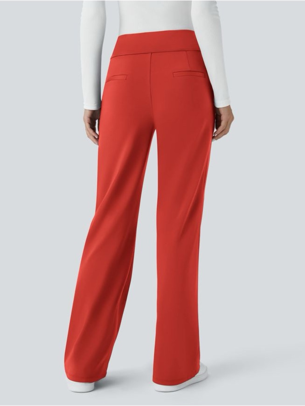 Halara Flex™ DayStretch Mid Rise Side Zipper Pocket Work Flare Pants - Picture 2 of 14